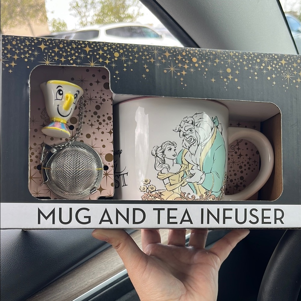 Beauty and the Beast Mug and Tea Infuser Set